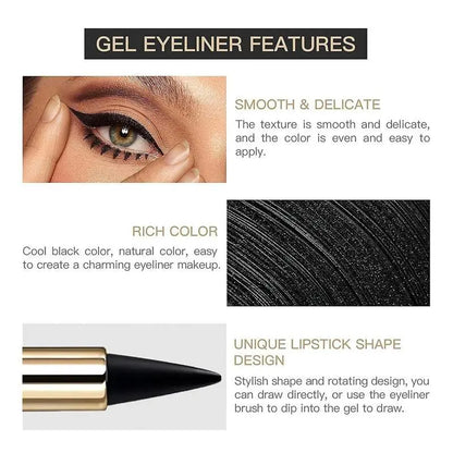 Professional Make-up - Kajal EyeShimmer-Eyeliner -Black Cosmetic LiplinerMakeup
