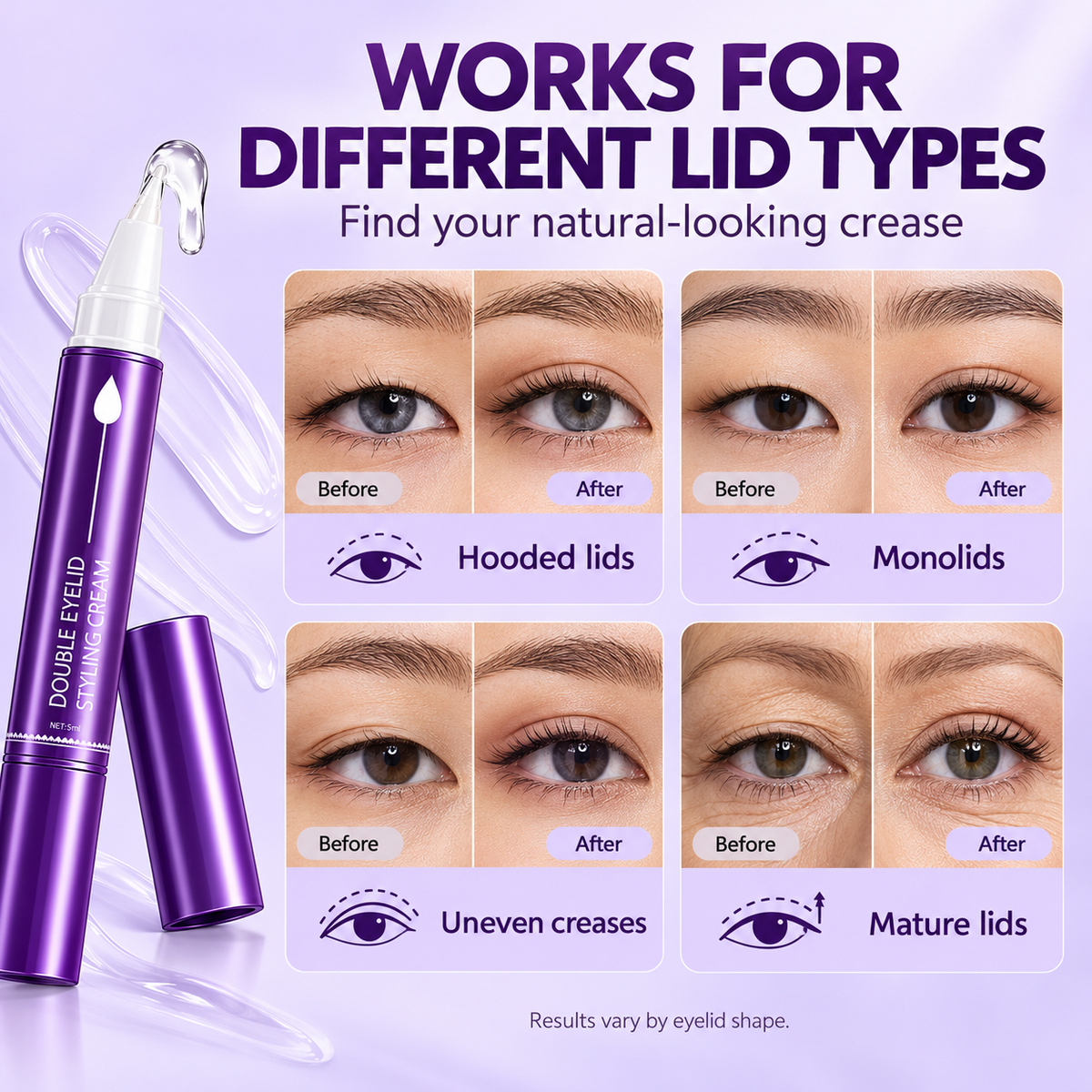 🚨 BUY 1 GET 1 FREE! Invisible Double Eyelid Pen – Lift & Define in Seconds ✨