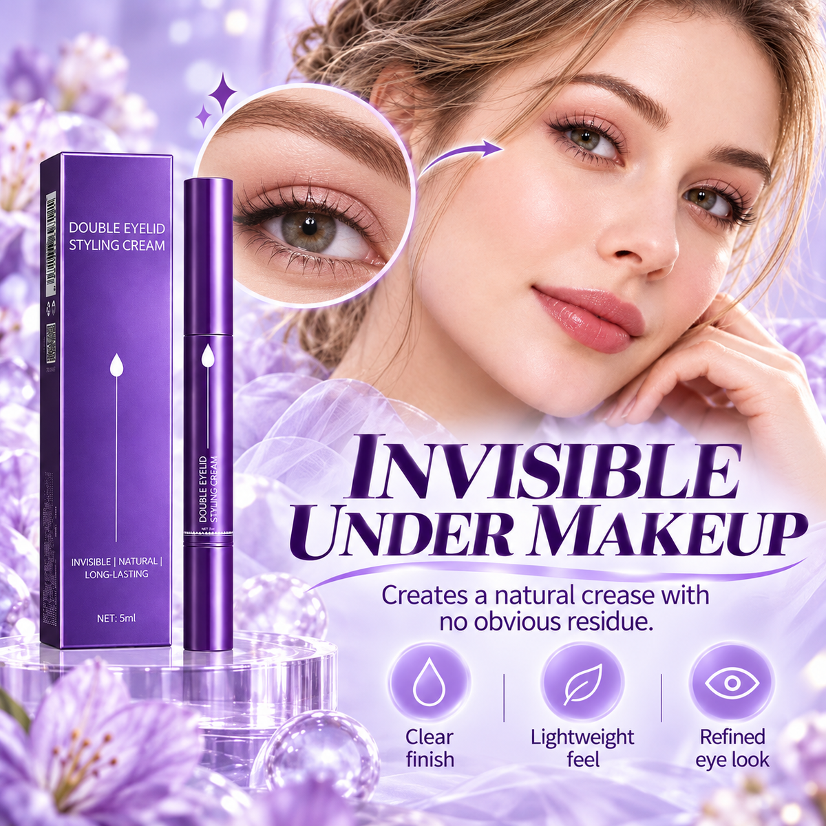 🚨 BUY 1 GET 1 FREE! Invisible Double Eyelid Pen – Lift & Define in Seconds ✨