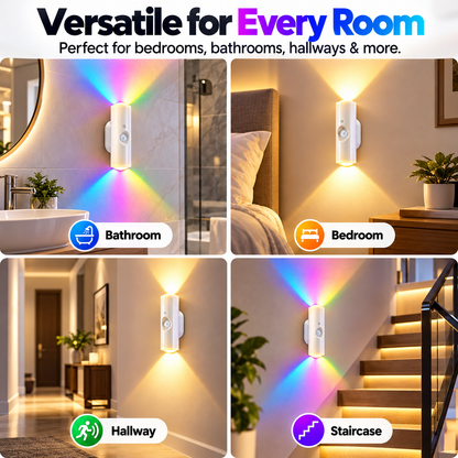 ✨ Magnetic Smart Motion Sensor with RGB Lighting – Customizable Ambience 🌈💡