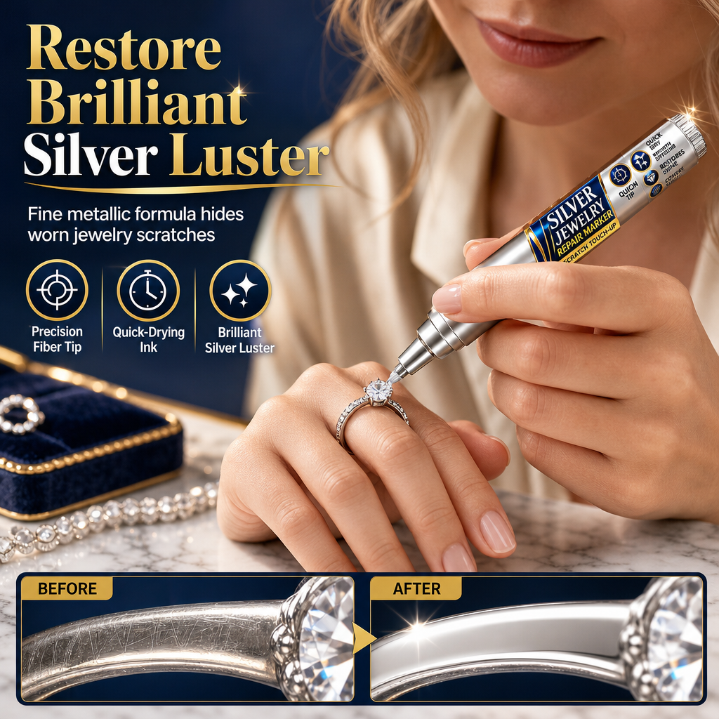 🔥 BUY 1 GET 1 FREE Today!💍 Give Your Favorite Jewelry a Glow-Up! Precision Touch-Up Pen for Fine Scuffs & Dull Spots