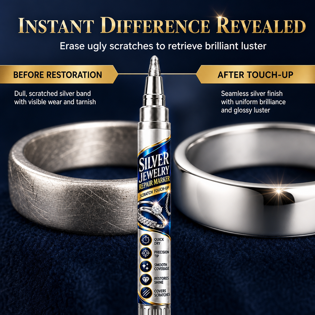 🔥 BUY 1 GET 1 FREE Today!💍 Give Your Favorite Jewelry a Glow-Up! Precision Touch-Up Pen for Fine Scuffs & Dull Spots