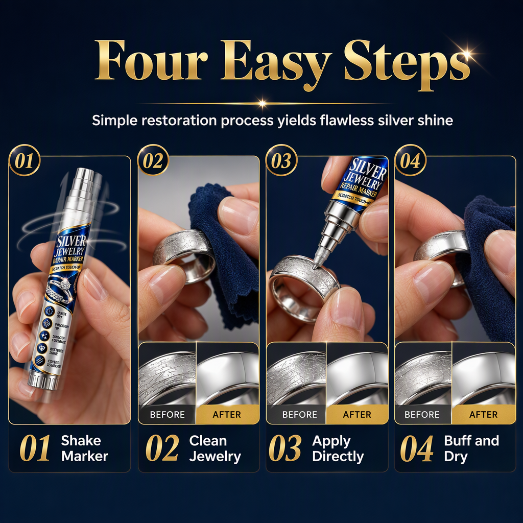 🔥 BUY 1 GET 1 FREE Today!💍 Give Your Favorite Jewelry a Glow-Up! Precision Touch-Up Pen for Fine Scuffs & Dull Spots